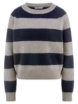 Rundhals-Pullover Peter Hahn grau