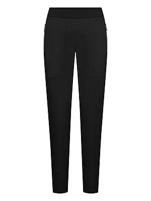 Knöchellange Slim Fit-Jersey-Hose Raffaello Rossi schwarz