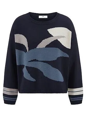 Rundhals-Pullover Peter Hahn multicolor