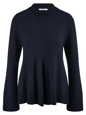 Rundhals-Pullover Peter Hahn blau