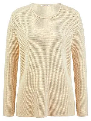Rundhals-Pullover Peter Hahn weiss