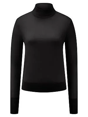 Rundhals-Pullover Peter Hahn schwarz