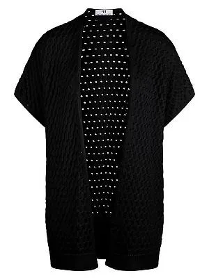 Strickweste Peter Hahn schwarz