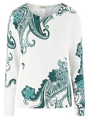 Rundhals-Pullover Uta Raasch weiss