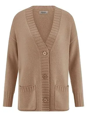 Strickjacke aus 100% Premium-Kaschmir Peter Hahn braun