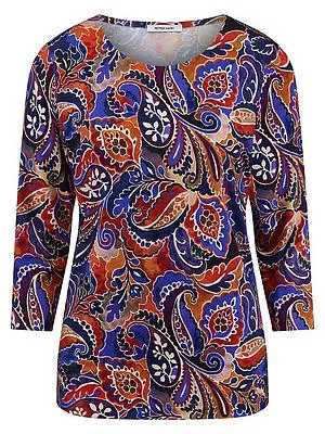 Rundhals-Shirt 3/4-Arm Peter Hahn multicolor