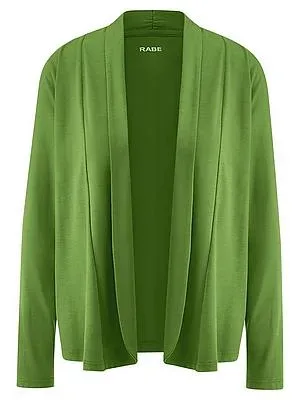 Jersey-Jacke Rabe grün