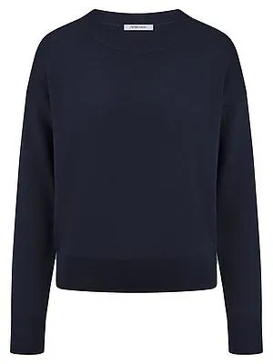 Rundhals-Pullover Peter Hahn blau