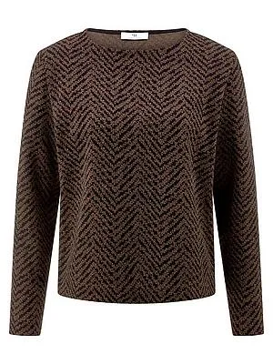 Sweatshirt Rundhals-Ausschnitt Peter Hahn blau