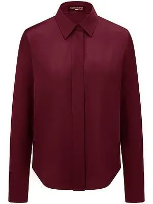 Bluse Seide Fadenmeister Berlin rot