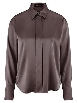Bluse Seide Fadenmeister Berlin lila