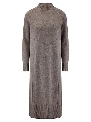 Strickkleid Stehkragen DAY.LIKE beige