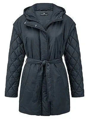 2-in-1-Steppjacke Peter Hahn grün