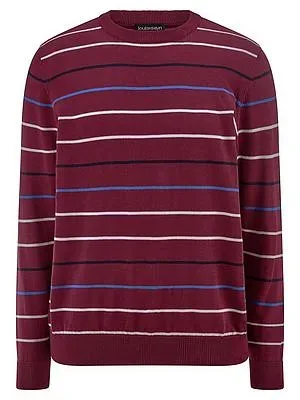 Rundhals-Pullover Peter Hahn rot