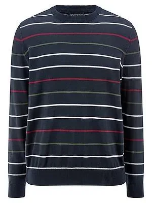 Rundhals-Pullover Peter Hahn blau