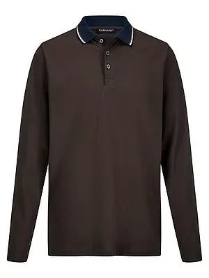 Langarm-Polo-Shirt Louis Sayn braun