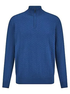 Strick-Troyer Louis Sayn blau