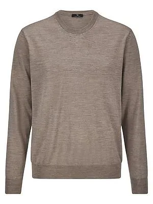 Rundhals-Pullover Peter Hahn beige
