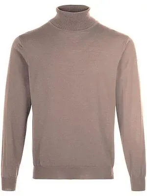 Rollkragen-Pullover Peter Hahn beige
