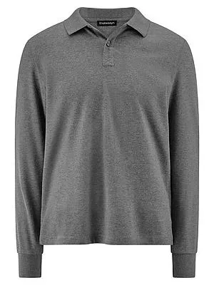 Longsleeve-Polo Louis Sayn grau
