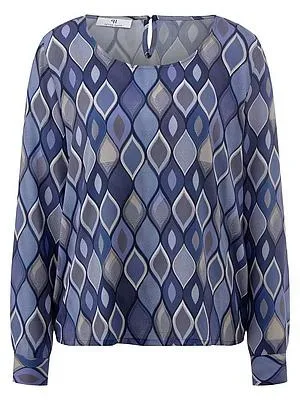 Bluse Peter Hahn blau