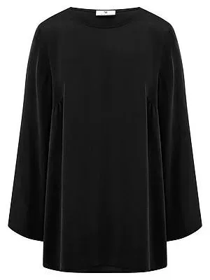 Long-Bluse zum Schlupfen Peter Hahn schwarz