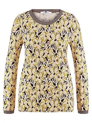 Rundhals-Shirt Anna Aura weiss
