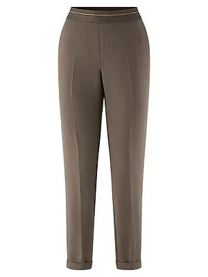 Knöchellange Hose Fadenmeister Berlin beige