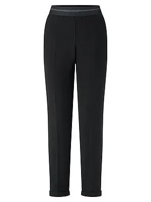 Knöchellange Hose Fadenmeister Berlin schwarz