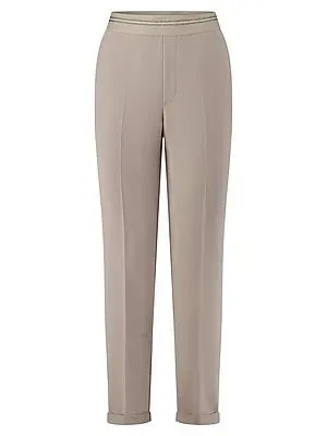 Knöchellange Hose Fadenmeister Berlin beige