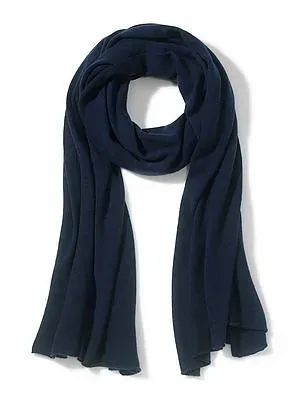 Strickschal Peter Hahn blau