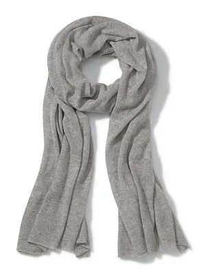 Strickschal Peter Hahn grau