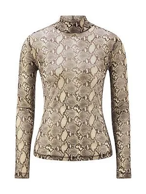 Mesh-Shirt Riani beige