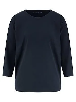 Rundhals-Shirt 3/4-Arm Raffaello Rossi blau