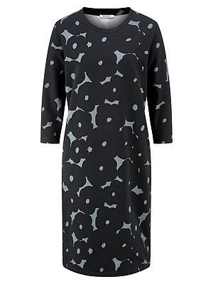 Sweatkleid Rundhals-Ausschnitt Peter Hahn multicolor