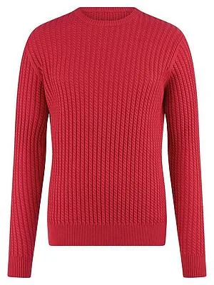 Rundhals-Pullover Louis Sayn rot