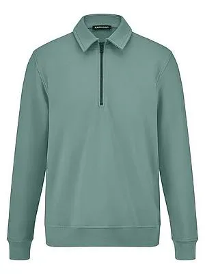 Sweatshirt Polo-Kragen Louis Sayn grün