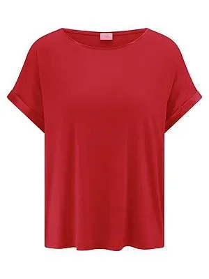 Rundhals-Shirt Mey rot