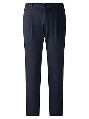 Bundfalten-Hose Brax blau