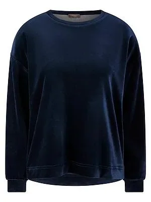 Lange Nicki-Sweatshirt Peter Hahn blau