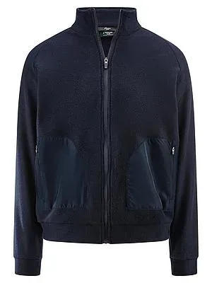 Fleece-Freizeitjacke Authentic Klein blau