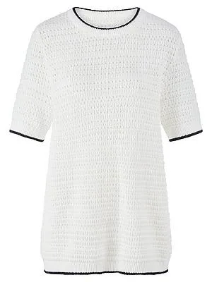 Rundhals-Pullover Emilia Lay weiss