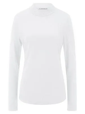 Shirt Stehkragen Peter Hahn weiss