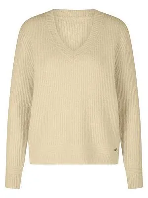V-Pullover BASLER beige