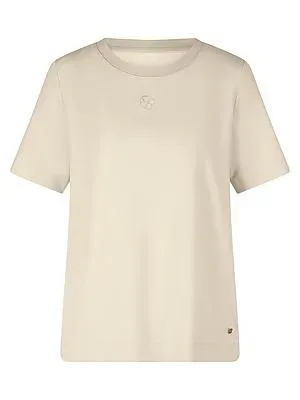 Rundhals-Shirt BASLER beige