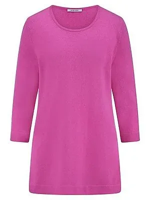 Long-Pullover Kaschmir Peter Hahn pink