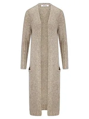 Strickmantel V-Ausschnitt DAY.LIKE beige