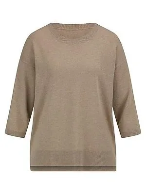 Rundhals-Pullover aus Kaschmir Peter Hahn beige
