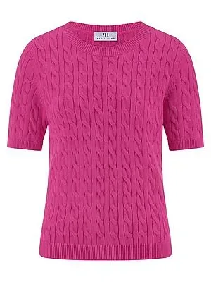 Rundhals-Pullover 1/2-Arm Peter Hahn pink