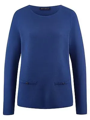Pullover U-Boot-Ausschnitt Betty Barclay blau